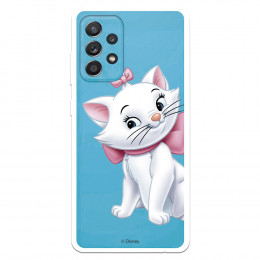 Funda para Samsung Galaxy A52S 5G Oficial de Disney Marie Silueta - Los Aristogatos