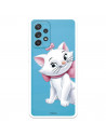 Funda para Samsung Galaxy A52S 5G Oficial de Disney Marie Silueta - Los Aristogatos