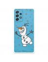 Funda para Samsung Galaxy A52S 5G Oficial de Disney Olaf Transparente - Frozen