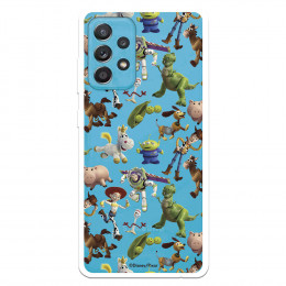 Funda para Samsung Galaxy A52S 5G Oficial de Disney Muñecos Toy Story Siluetas - Toy Story