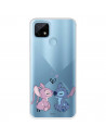 Hülle für Realme C21 Offizieller Disney Angel & Stitch Bisou – Lilo & Stitch