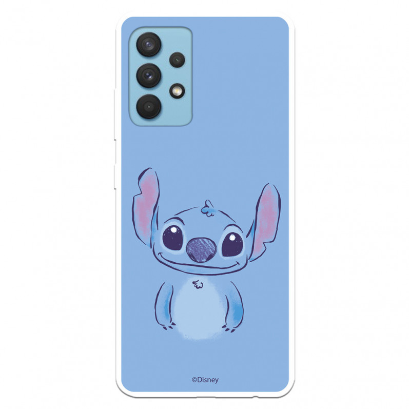 Hülle für Samsung Galaxy A32 4G Offizielles Disney Stitch Blau - Lilo & Stitch