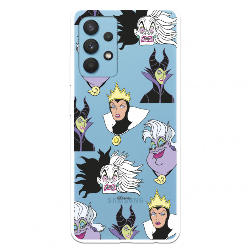 Hülle für Samsung Galaxy A32 4G Offizielle Zeichnung von Disney Villains – Disney Villains