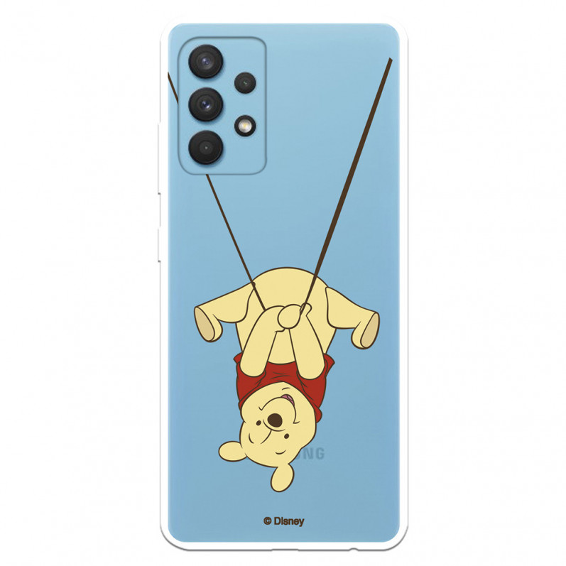 Hülle für Samsung Galaxy A32 4G Offizielles Disney Winnie Swing - Winnie Puuh