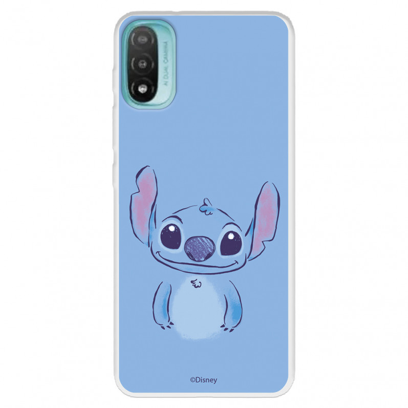 Funda para Motorola Moto E40 Oficial de Disney Stitch Azul - Lilo & Stitch