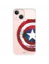 Offizielle Marvel Captain America Clear Shield iPhone 13 Mini Hülle – Marvel