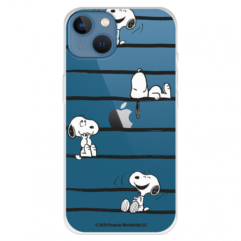 Offizielle Peanuts Snoopy Lines iPhone 13 Hülle – Snoopy