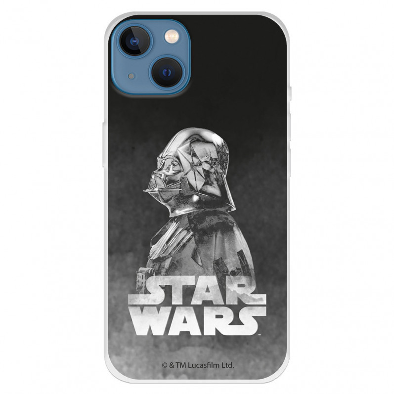 Offizielle Star Wars Darth Vader iPhone 13 Hülle mit schwarzem Hintergrund – Star Wars