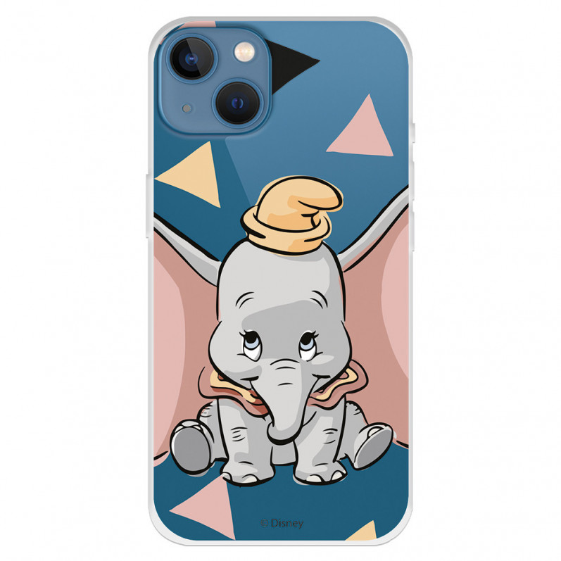 Offizielle Disney Dumbo Transparente Silhouette iPhone 13 Hülle – Dumbo