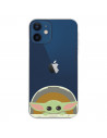 Offizielle Star Wars Baby Yoda Smiles iPhone 12 Mini Hülle – The Mandalorian