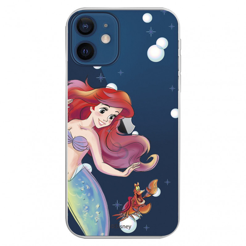 Offizielle Disney Ariel und Sébastien Bulles iPhone 12 Pro Hülle – Die kleine Meerjungfrau