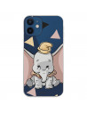 Offizielle Disney Dumbo Silhouette Transparente iPhone 12 Pro Hülle – Dumbo