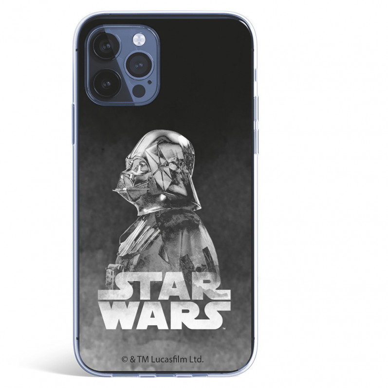 Offizielle Star Wars Darth Vader iPhone 12 Pro Max Hülle mit schwarzem Hintergrund – Star Wars