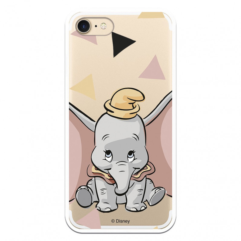 Offizielle Disney Dumbo Silhouette transparente Hülle für iPhone 7