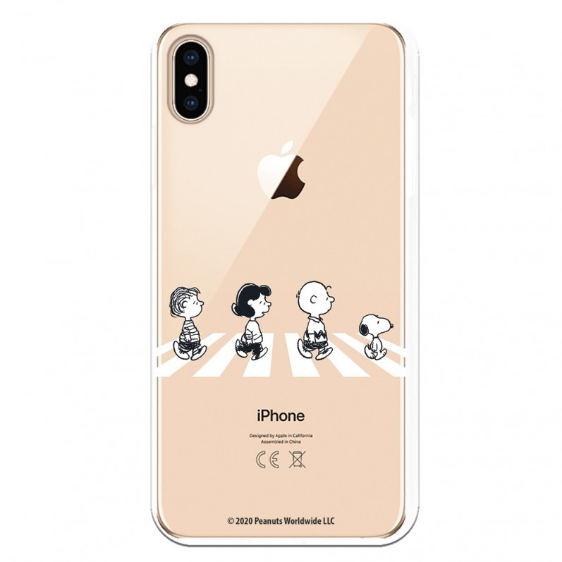 Offizielle Peanuts Character Fußgänger iPhone XS Max Hülle – Snoopy