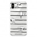 Offizielle Peanuts Snoopy Lines iPhone X Hülle – Snoopy