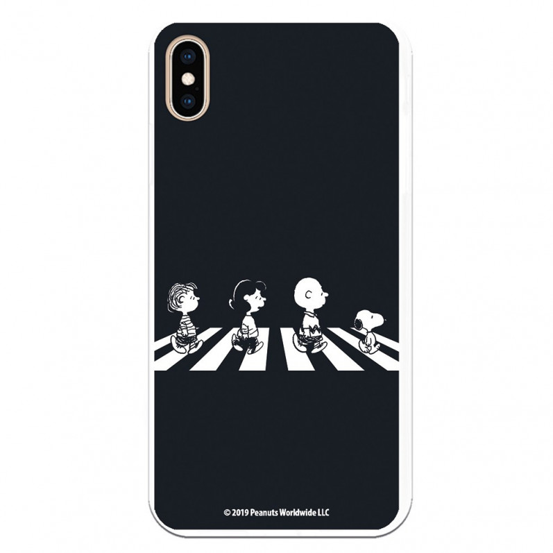 Offizielle Peanuts iPhone XS Max Hülle Beatles Charaktere – Snoopy