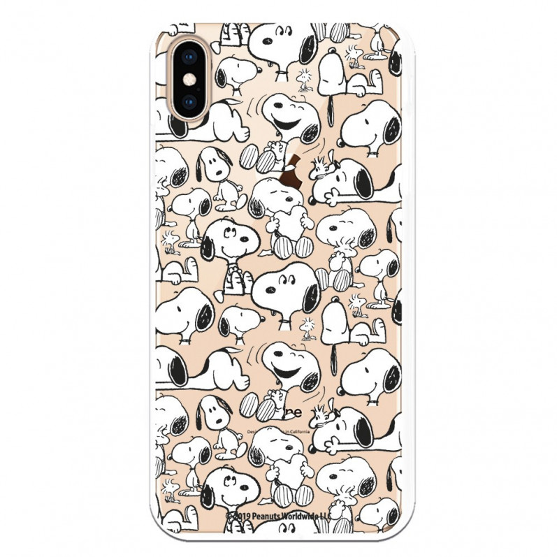 Offizielle Peanuts Snoopy Silhouettes iPhone XS Max Hülle – Snoopy