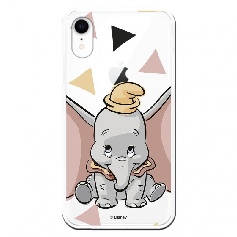 Offizielle Disney Dumbo Silhouette transparente Hülle für iPhone XR