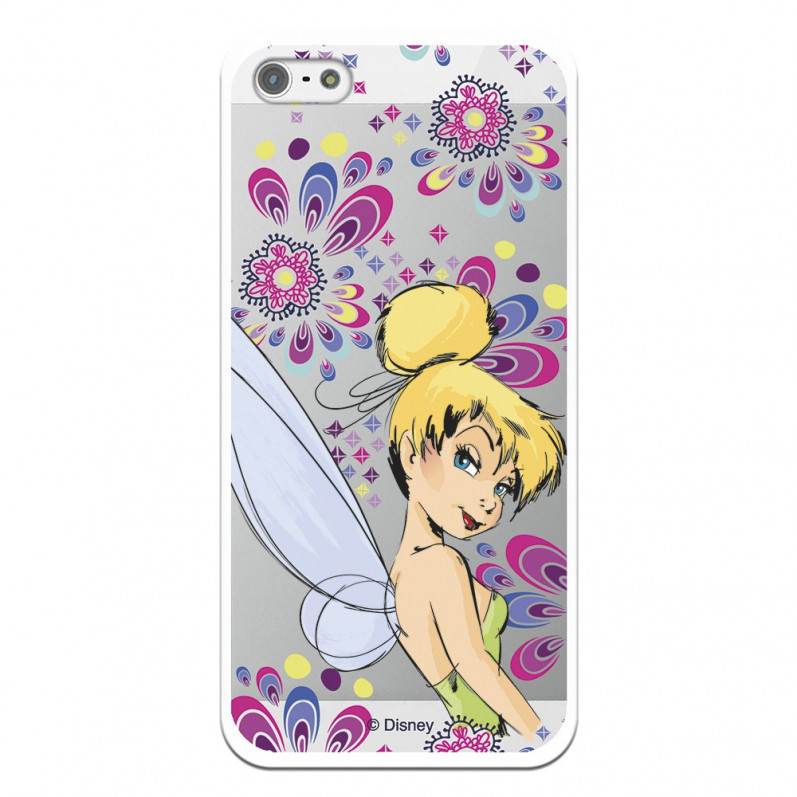 Offizielle Disney Tinker Bell Flowers Transparente Hülle für iPhone 5 – Peter Pan