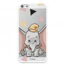 Offizielle Disney Dumbo Silhouette transparente Hülle für iPhone 5