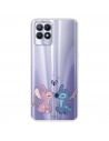 Funda para Realme C11 2021 Oficial de Disney Angel & Stitch Beso - Lilo & Stitch