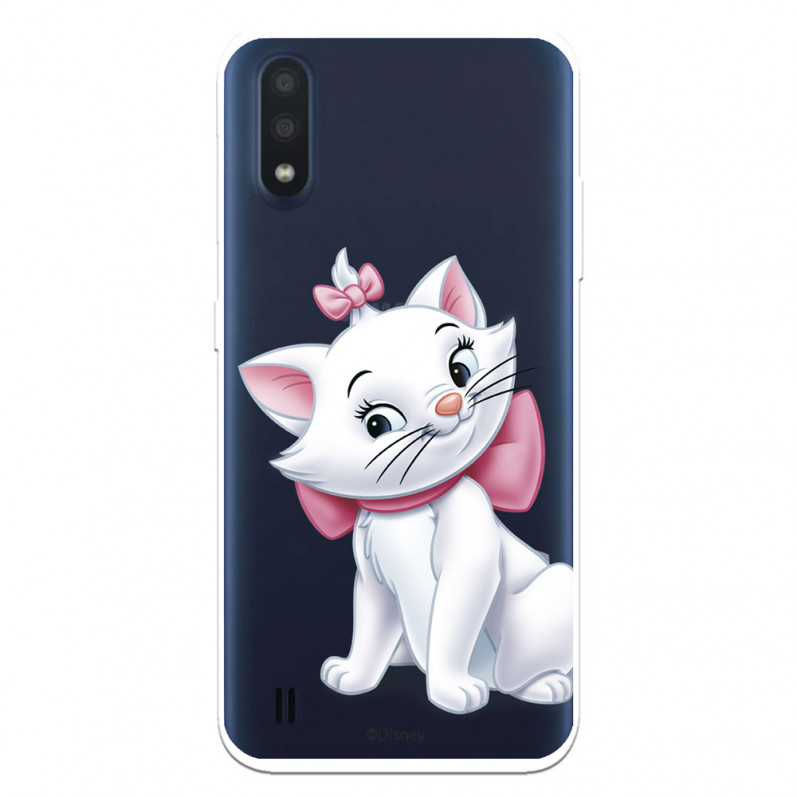 Offizielle Disney Marie Silhouette Samsung Galaxy A01 Hülle – The Aristocats