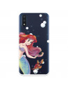 Hülle für Samsung Galaxy A01 Offizielles Disney Ariel und Sébastien Bubbles - Die kleine Meerjungfrau