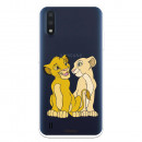 Offizielle Disney Simba und Nala Silhouette – Der König der Löwen Samsung Galaxy A01 Hülle