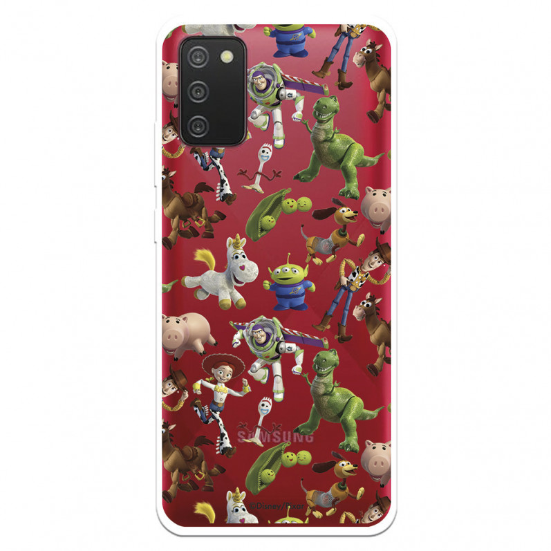 Hülle für Samsung Galaxy A02s Offizielle Disney Toys Toy Story Silhouetten - Toy Story