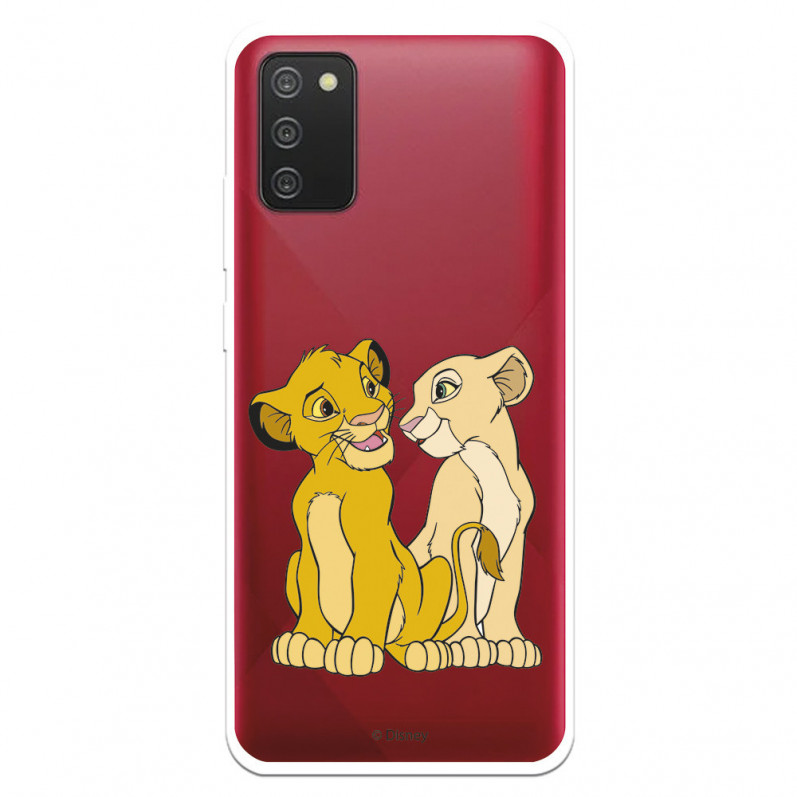 Offizielle Disney Simba und Nala Silhouette – Der König der Löwen Samsung Galaxy A02s