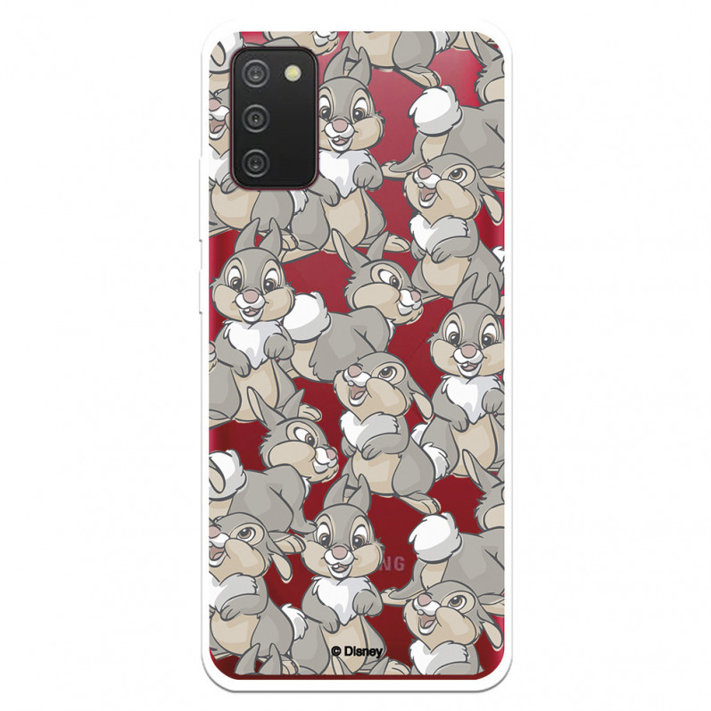 Hülle für Samsung Galaxy A02s Offizielle Disney Drum Designs – Bambi