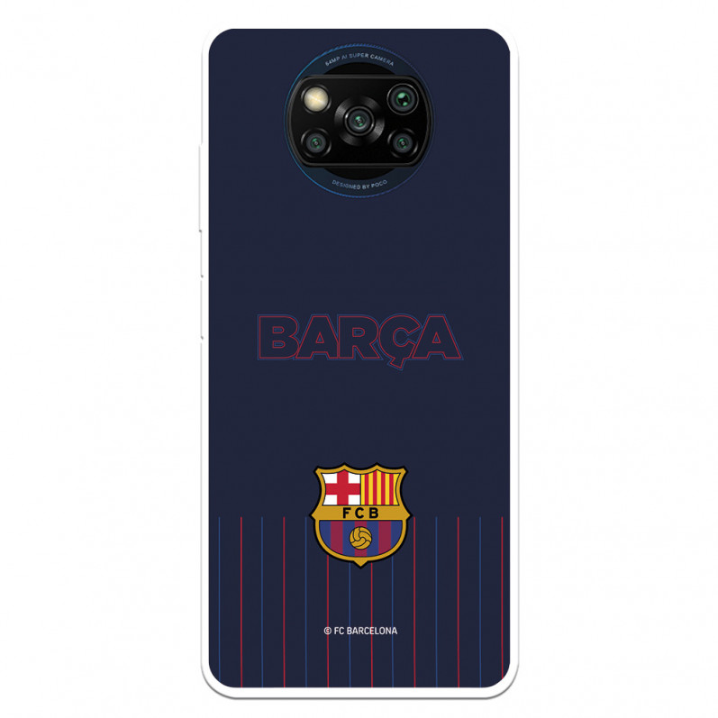 Funda para Xiaomi Poco X3 del Barcelona  - Licencia Oficial FC Barcelona