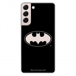 Funda para Samsung Galaxy S22 Oficial de DC Comics Batman Logo Transparente - DC Comics