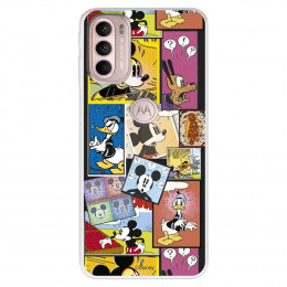 Funda para Motorola Moto G41 Oficial de Disney Mickey Comic - Clásicos Disney