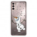 Funda para Motorola Moto G41 Oficial de Disney Olaf Transparente - Frozen