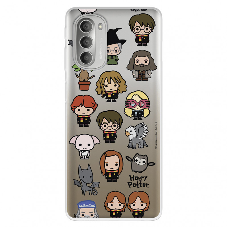 Funda para Motorola Moto G51 5G Oficial de Harry Potter Personajes Iconos - Harry Potter