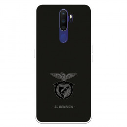 Funda para Oppo A9 2020 del Escudo Fondo Negro  - Licencia Oficial Benfica