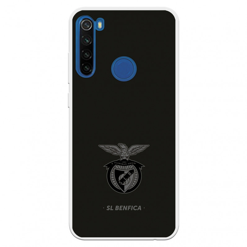 Funda para Xiaomi Redmi Note 8T del Escudo Fondo Negro  - Licencia Oficial Benfica