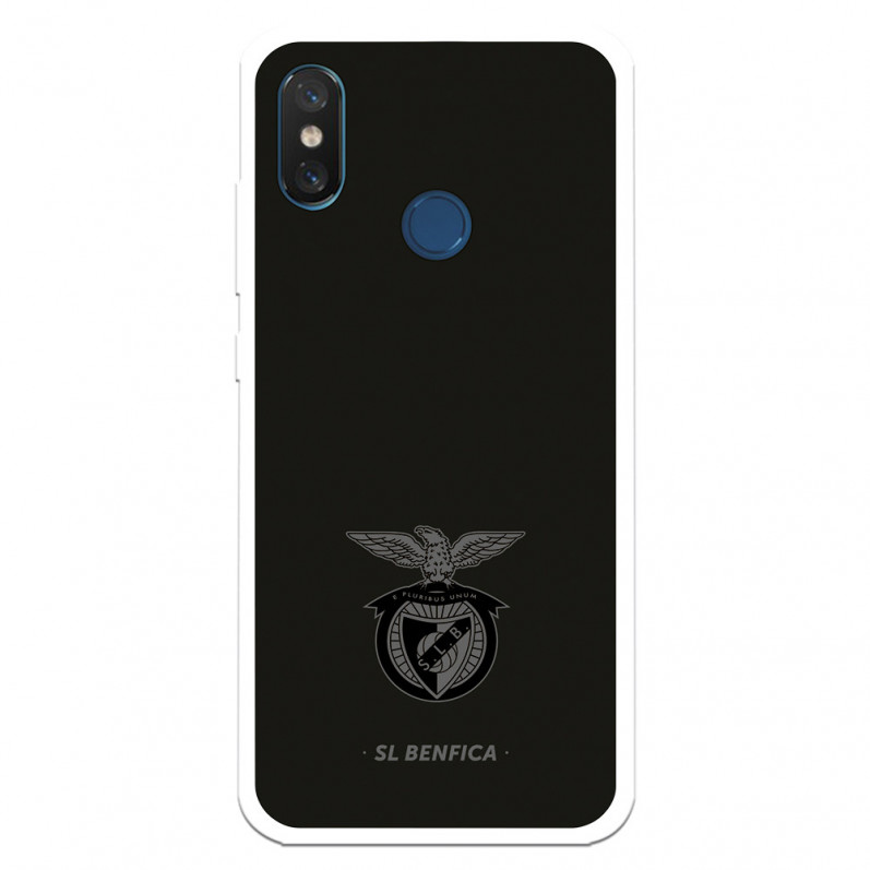 Funda para Xiaomi Mi 8 del Escudo Fondo Negro  - Licencia Oficial Benfica