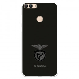 Funda para Huawei P Smart del Escudo Fondo Negro  - Licencia Oficial Benfica