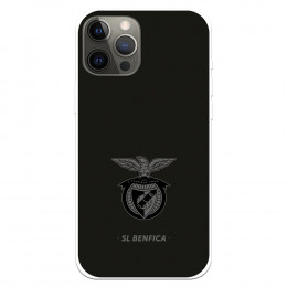 Funda para iPhone 12 Pro Max del Escudo Fondo Negro  - Licencia Oficial Benfica