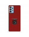 Funda para Samsung Galaxy A32 4G del Escudo Fondo Granate  - Licencia Oficial Benfica