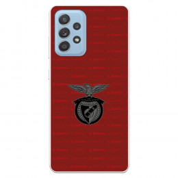 Funda para Samsung Galaxy A52 4G del Escudo Fondo Granate  - Licencia Oficial Benfica