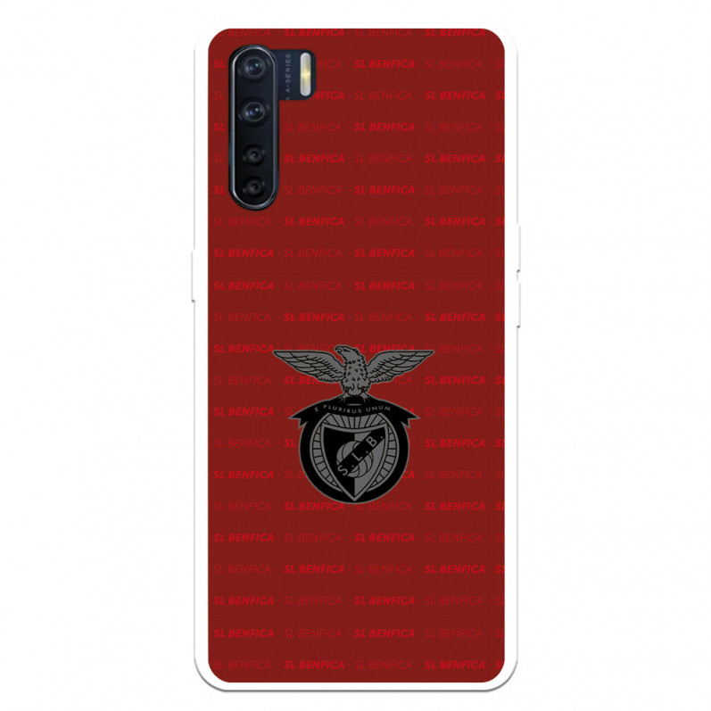 Funda para Oppo A91 del Escudo Fondo Granate  - Licencia Oficial Benfica