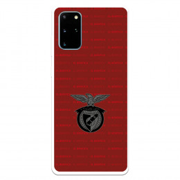 Funda para Samsung Galaxy S20 Plus del Escudo Fondo Granate  - Licencia Oficial Benfica