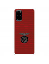 Funda para Samsung Galaxy S20 Plus del Escudo Fondo Granate  - Licencia Oficial Benfica