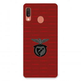 Funda para Samsung Galaxy A20e del Escudo Fondo Granate  - Licencia Oficial Benfica