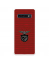 Funda para Samsung Galaxy S10 Plus del Escudo Fondo Granate  - Licencia Oficial Benfica