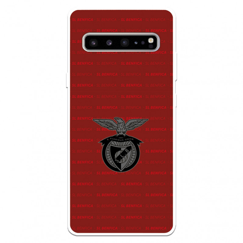 Funda para Samsung Galaxy S10 del Escudo Fondo Granate  - Licencia Oficial Benfica